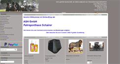 Desktop Screenshot of kutschershop.de
